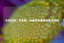 吉利控股：李东辉、安聪慧等管理层职务调整